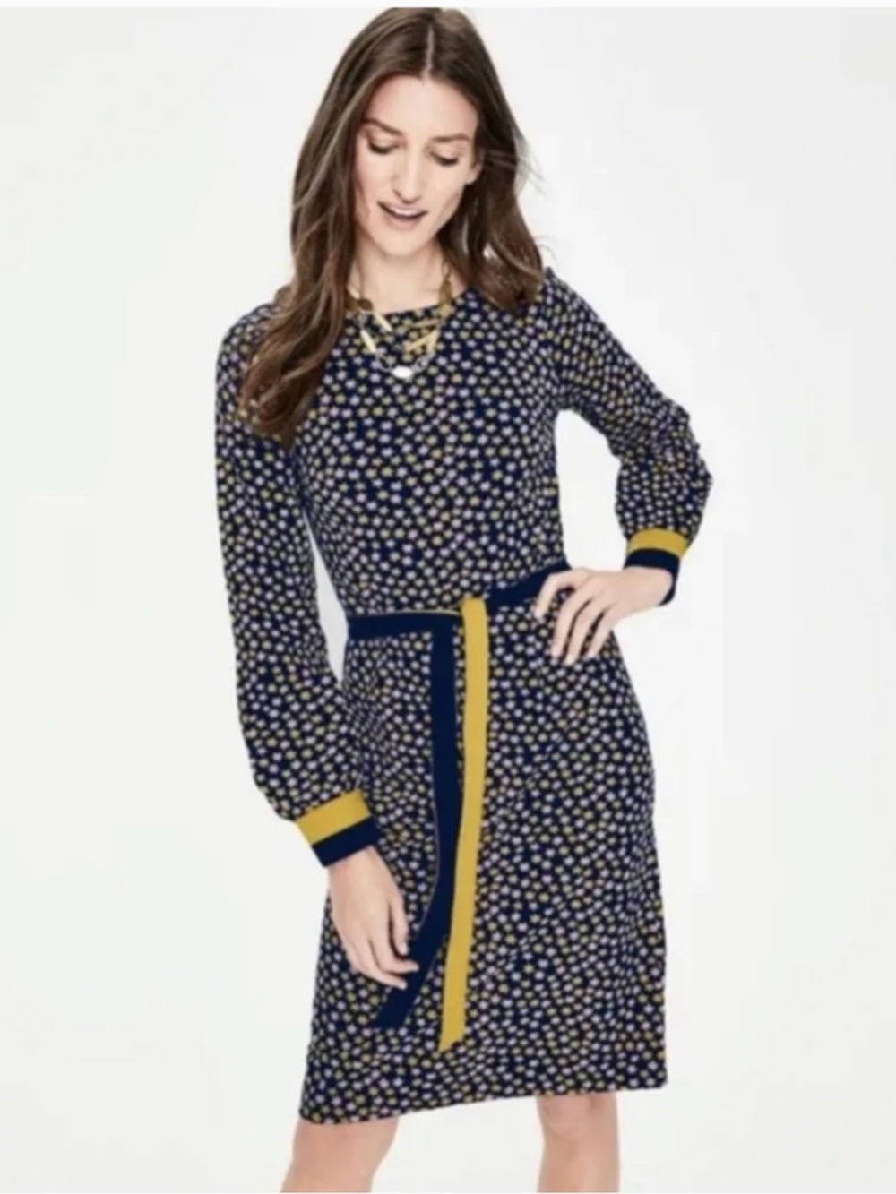 Boden Fawn Jersey Star Dress
